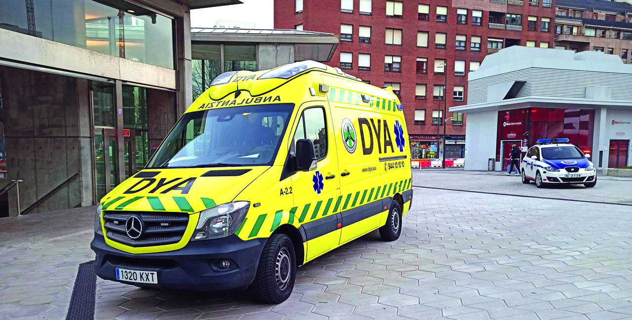 La DYA suma una ambulancia a la RTSU de Osakidetza en Bilbao
