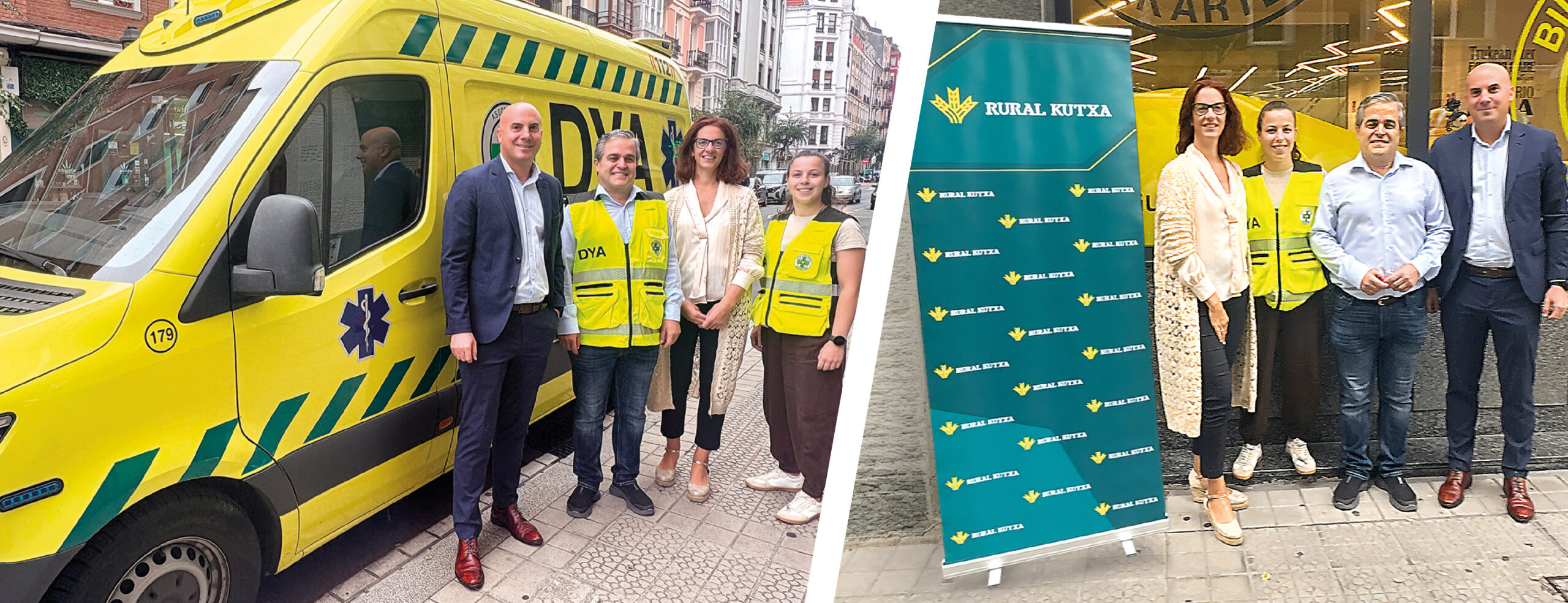 RURAL KUTXA se suma al proyecto TXIKIDYA KLUBA, el programa de formación en Primeros Auxilios que la DYA imparte de forma gratuita en los colegios de Bizkaia